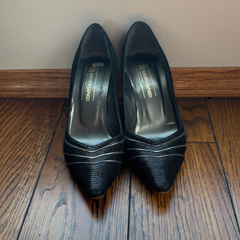 Elegant Black Pumps by Capucci